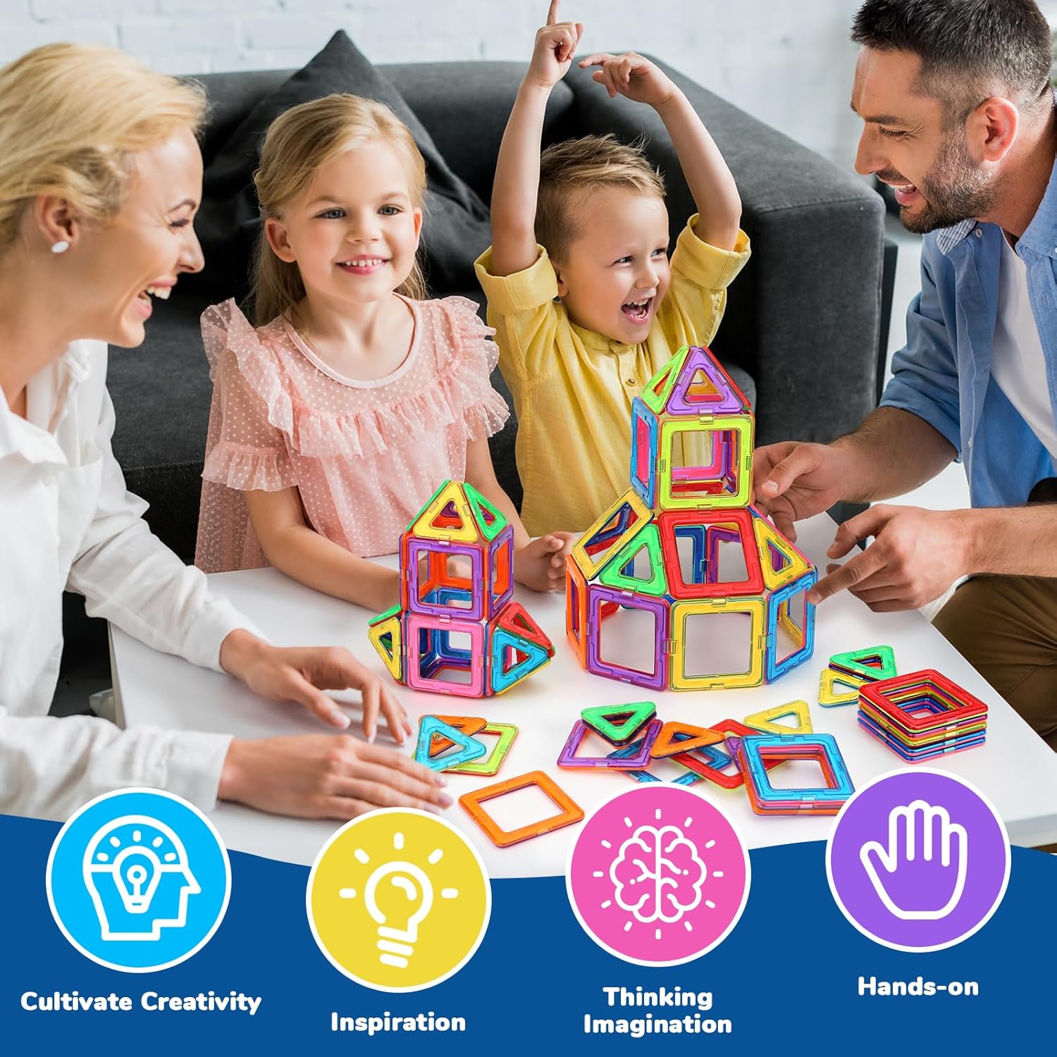STEM Magnetic Building Blocks Set